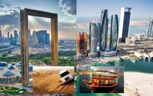 Dubai City Tour + Desert Safari + Dhow Cruise Dinner + abu