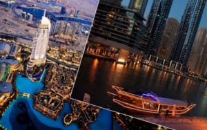 Dubai City Tour + Marina Cruise Dinner