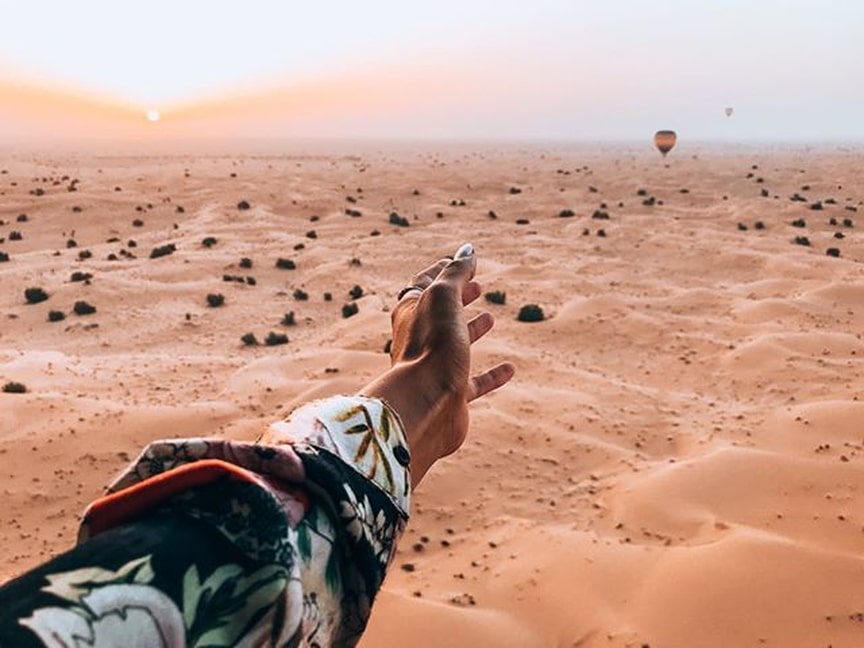 The Dune Bashing experience in Desert Safari