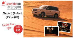 Morning at Dubai Desert Safari