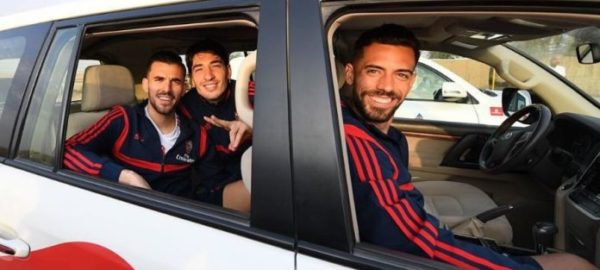 Arsenal Players Visits Desert Safari in Dubai